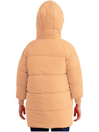 Kids Boys Girls Winter Warm Thick Padded Outerwear Hoodie Long Sleeve Jackets Coat2