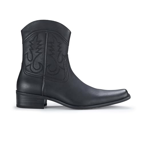 Image of Ferro Aldo Men's Western Boot Collection | Casual & Dress Ankle Boots in Cowboy, Chelsea, & Biker Styles for Men