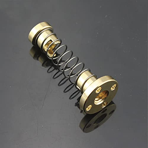 Lysee 3D Printer Parts & Accessories - New T8 Anti Backlash Spring Loaded M8 Nut Elimination Gap Nut for 8mm Acme Threaded Rod Lead M8 Screws DIY CNC 3D Printer Parts - (Size: Lead 8mm)