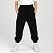 Kids Basic Solid Casual Joggers Sweatpants Loose Elastic Waist Athletic Sports Pants with Pockets for Girls Boys 5-15 Years
