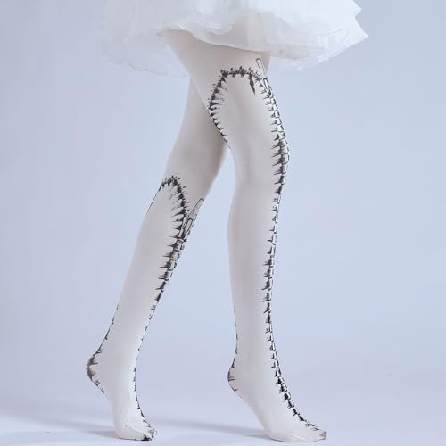 Premium Velvet Cute Kawaii Multicolor Leggings Patterned Tights for Women with Designs 140D Lolita Pantyhose Opaque Stockings4