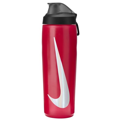 Image of Nike REFUEL BOTTLE LOCKING LID 24 OZ - GAME ROYAL /BLACK /SILVER IRIDESCENT, 709 ML