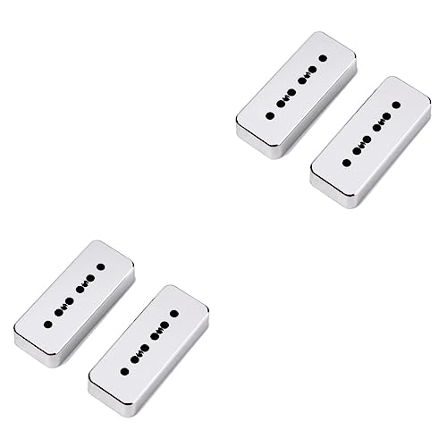 DRESSOOS 2個 ペア ネック&ブリッジピックアップカバー ギターネックピックアップカバー ハムバッカーギターピックアップカバー p90ソープバーピックアップカバー
