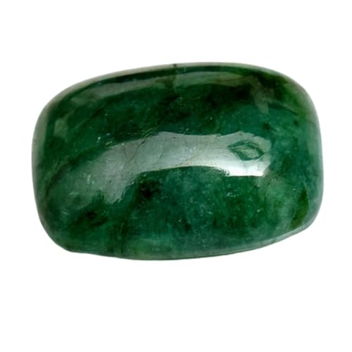 Coussin émeraude naturelle 19,38mm cabochon en vrac pour création bijoux DIY GH_NAT_08090