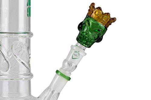 Weedness Bong-Glas-Kopf 18,8 mm Schliff Kopf mit Krone - Steckkopf Chillum Adapter Bong Zubehör Köpfchen Head Aufsatz… – Bild 5