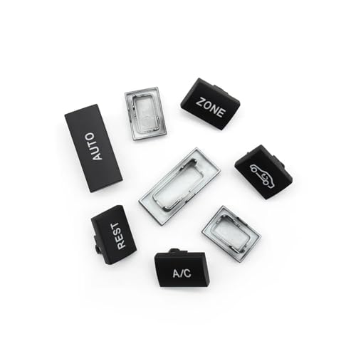 XVBILM 7/8PCS Car AC Circulation Button Climate Control Button Compatible E Class W212 W207 E200 E250 E300 E350 E400 E500 E63 /(Color:Model B 8pcs Set)