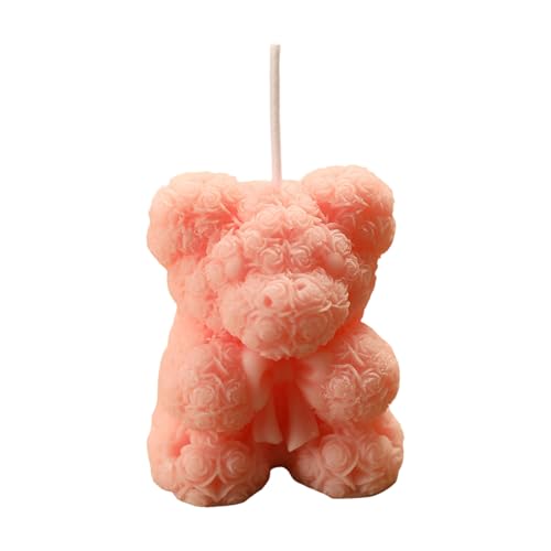 Juego de velas perfumadas para aromaterapia, diseño de oso de...