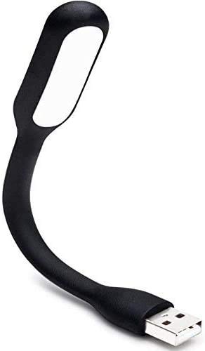 Usb Led Light Lamp For Power Bank, Portable Usb Led Night Light Lamp With Flexible Arm, Flexible Gooseneck Reading Usb Led Light Lamp,Compatible For Laptop, Notebook, Reading Lamp, Eye Care (6-Black) #TOP4