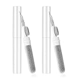 Fulushouxi 2 Stück Reinigungsset für Bluetooth Kopfhörer, Multifunktions Reinigungsstift Bürsten Kompatibel für Airpods Pro 1 2 Earbuds, Reinigungswerkzeuge, mit Schwamm, Bürste, Metallspitze