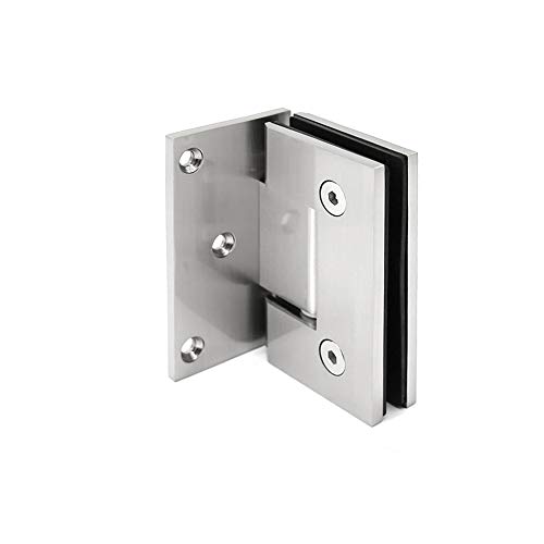 90 Degree Geneva Beveled Wall to Glass Shower Door Hinge for 1/2
