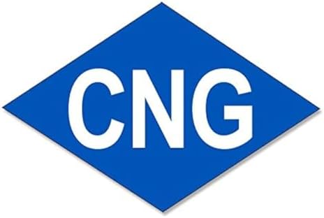Blue Diamond Shaped CNG Logo Sticker (Compressed Natural Gas bio Fuel Vinyl Decal (2.5 x 4 inch) image 5
