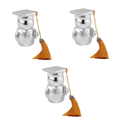 Figurine Résine Doctorat Décoration Diplôme | HANABASS 3 Pièces Ornement Centre de Table Souvenir
