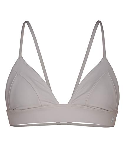 Hurley Women s Apparel Standard Quick Dry Bralette Surf Top, Light Orewood Brown, XS