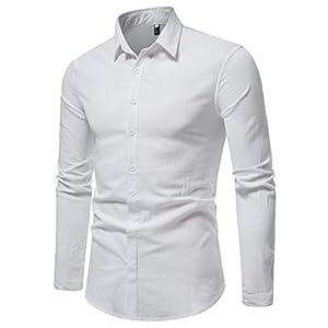 Herenshirt met lange mouwen Mode Effen kleur Eenvoudig Dagelijks Kantoor Basis Veelzijdige trend Casual reversshirt Top