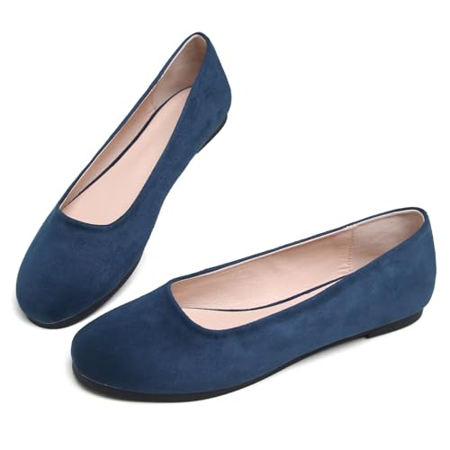 Image of SAILING LU Casual Shoes for Women Dressy Ballet Flats | Comfort Fit, Work Shoes,Casual for Women, Slip-Ons Loafers