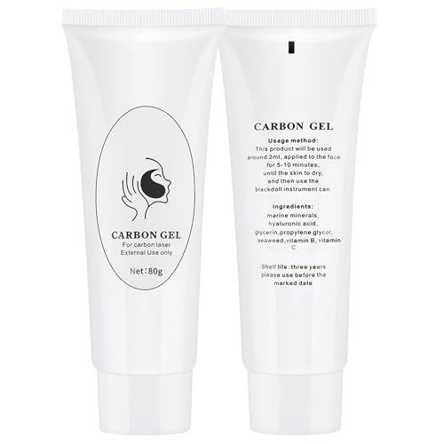 Carbon Peeling Gel, Gel for Laser Hair Removal Facial Skincare, Black Doll Carbon Peel Cream for...