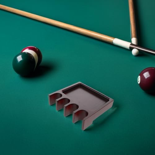 Support de rangement de billard avec base lestée antidérapante en bois