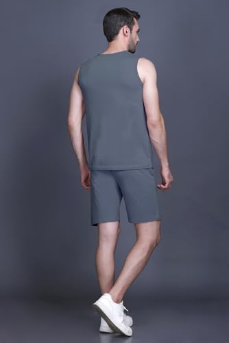 Image of GODFREY Men Co ord Set for Summer Cotton