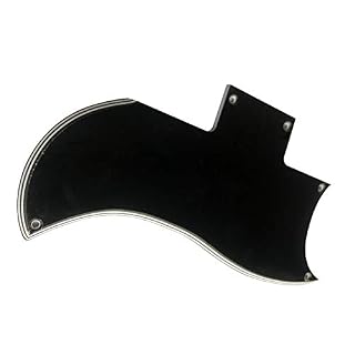 Pickguard pour guitare Gibson SG 61 Reissue Style (5 plis) Noir - Les Beatles, Paul McCartney, John Lennon, RIngo Starr, George Harrison Pickguard pour guitare Gibson SG 61 Reissue Style (5 plis) Noir – Image 3