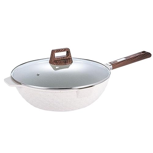 Wok antiadherente 12.6 pulgadas con tapa de vidrio miniatura 1