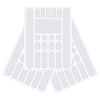 BOHUIZ 3 Stück Rahmenschutzfolie Fahrrad, Fahrrad-Schutzfolie Schutzfolie Fahrradrahmen Schutzfolie Aufkleber für Mountainbike etc