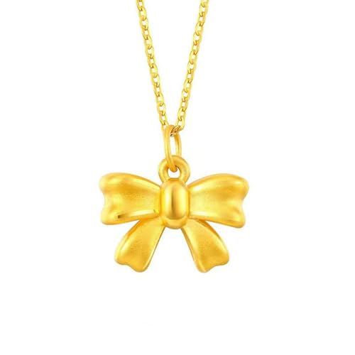 Collier en Or 24K femmes et courbe de joaillerie à noeuds pour un bijou de cou unique