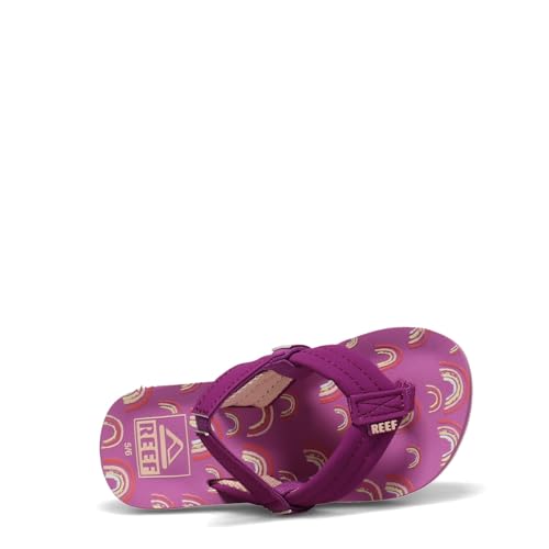 Image of REEF Girls Toddler /Little Kid Ahi Beach Flip Flop, Soft Cushion Footbed, Water Friendly