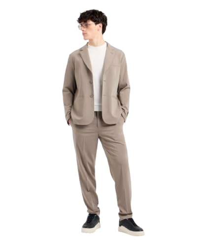 Armani Exchange Men's Icon Suiting Trouser, Driftwood, 34