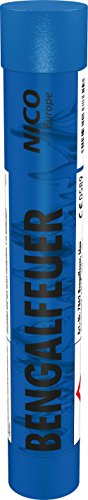 Nico 10 Bengalfeuer blau Feuerwerk Bengalos von Aktivhandel