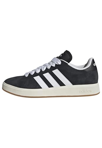 adidas Herren Grand Court Base 00s Shoes Schuhe, Core Black/Cloud White/Gum, 44 EU