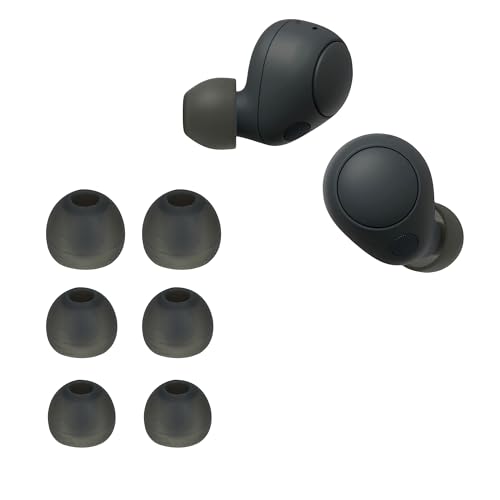 kwmobile 6X Polster kompatibel mit Sony WF-C700N - 3 Größen - Silikon Ohrstöpsel In-Ear Kopfhörer
