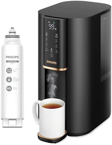 Philips Water Dispensador de agua por ósmosis inversa ADD6901HBK0...