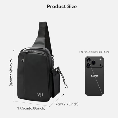 Mochila tipo bandolera deportiva para hombres y mujeres miniatura 6