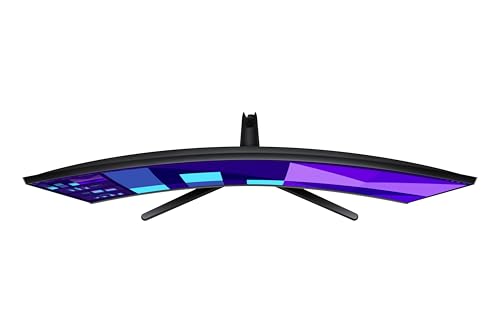 Image of Samsung 32 inch (80 cm) S3 1500R Curved Monitor|FHD 1920 x 1080|100 Hz|4 ms|Ports-HDMI,VGA|Game Mode|Eye Saver Mode|LS32D390GAWXXL||Wall Mountable|Black