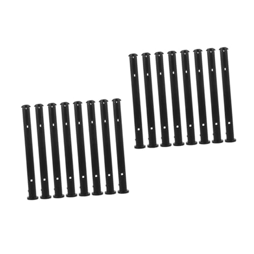 Gatuida 2 Juegos Accesorios De Tapa De Basura Cubo De Basura Para Accesorios De Coche Tapa De Papelera De Repuesto Accesorios Para Botes De Basura El Plastico Black 8 Piezas*2