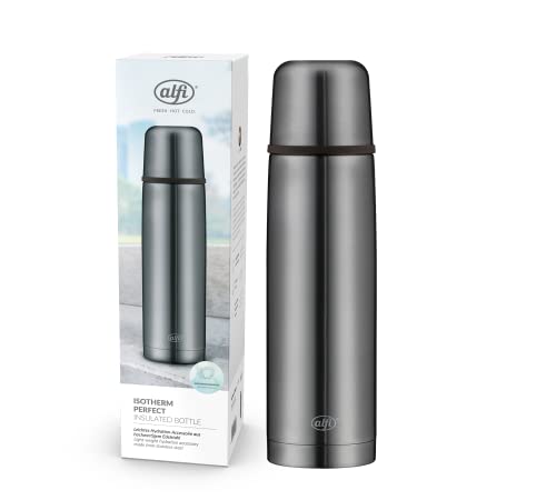 alfi ISOTHERM PERFECT AV 750 ml, cool grey mat, Isolierflasche...