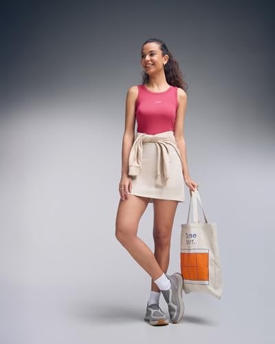 Image of Women's Ultra-Lightweight Ribbed Tank Top | Micromodal & Micropolyester Blend, Sleeveless Crew Neck, Regular Fit for Training, Travel & All-Day Casual Wear (XW2004)