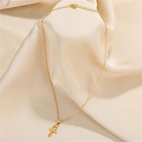Collier croix acier inoxydable résistant pour montage et création DIY