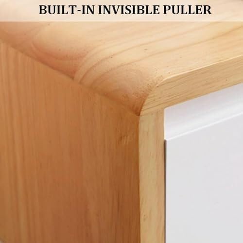 Mobile TV sospeso in legno massello, portaoggetti a parete con cassetti e ante, elegante organizer da 120 cm, per soggiorno e camera da letto, design salvaspazio