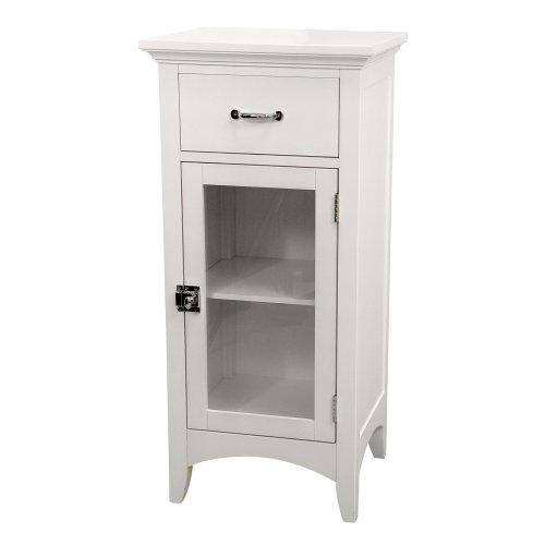Elegant Home Fashions Madison Floor Cabinet, One Size, White