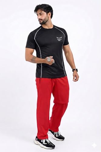 Image of Diamond Fashion Men's Compression Sports T-Shirt | Quick Dry Gym Wear | Stretchable Activewear for Workout, Running, Training & Fitness