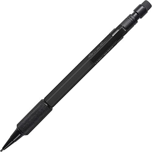 Rite In The Rain Bk13 Black Weatherproof Mechanical Clicker Pencil Set, 1 Bk13 Mechanical Pencil, 6-13Er Replacement Erasers, 12-13Br Replacement Leads (Black) #TOP1