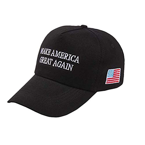 Parkomm Trump Hat, Donald Trump Cap, Hat with Wristband - Make America Great Again