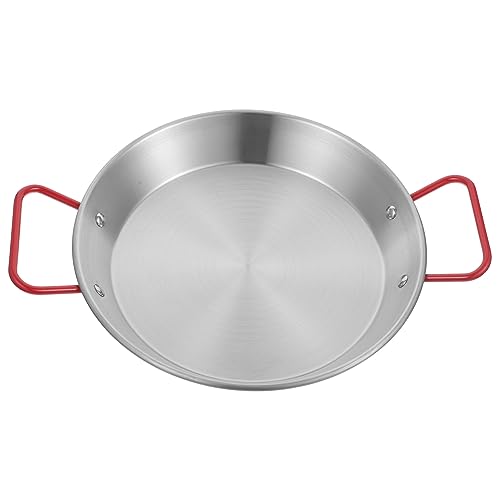 BEBEMOKO Sartén Inoxidable para Freír Pollo y Espaguetis Utensilio de Cocina Práctico para Hogar y para Preparar Comidas