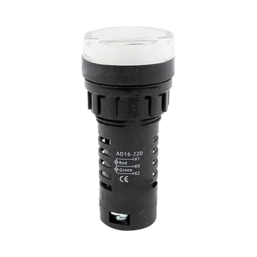 Luz bicolor AD16-22D/ry26 piloto indicador piloto led de panel en rojo y verde de 22mm