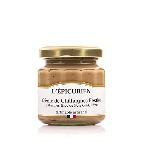 L'épicurien - Tartinade Crème de Châtaignes Festive Foie Gras – 100g
