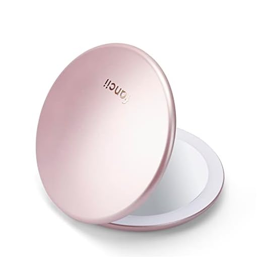 Can i carry a mirror in my hand luggage LED Lighted Travel Makeup Mirror