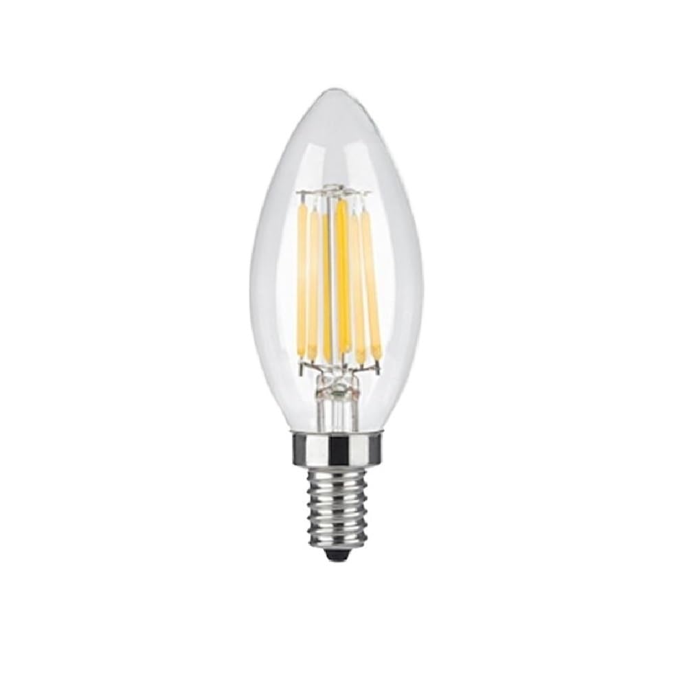 fengyan Casa bombillas 10pcs AC220-240V Retro 2W 4W 6W LED Bulbo de filamento DIRIGIÓ Bombillas E14 Lámpara de cubierta de vidrio ahorro de energía for la decoración de barra de oficina en casa Famili