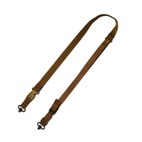 Tac Shield Tactical 2 Point QD Sling w/Fast Adjust, Coyote, 1 1/4