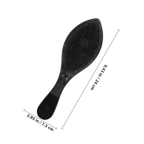 Cepillo para vello facial y bigote IMIKEYA con cerdas de madera negra 2